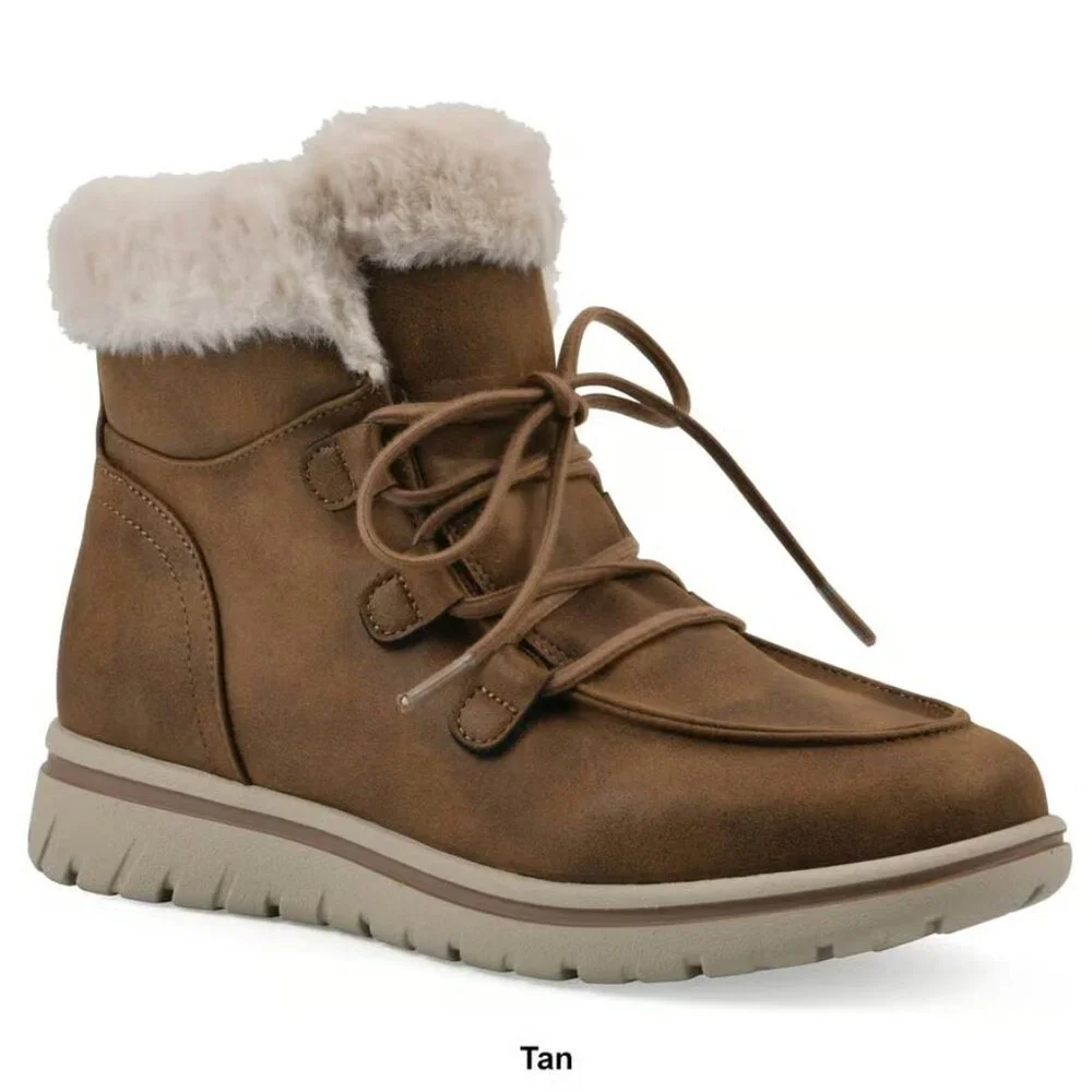 Cliffs by White Mountain Women Tan Fabric Style Harisson Size 7.5 - Picture 1 of 2